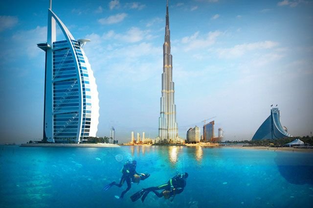 Dubai Marina Skyline Boardwalk